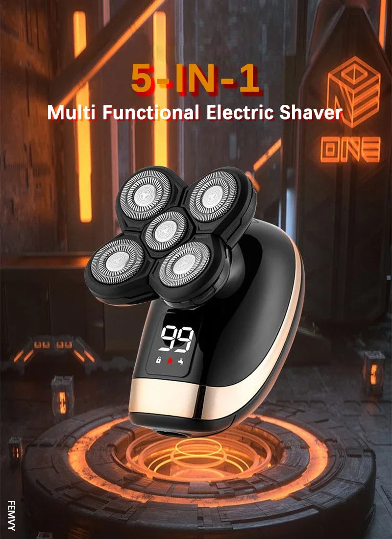 5 IN 1 Electric Razor Electric Shaver Rechargeable Shaving Machine