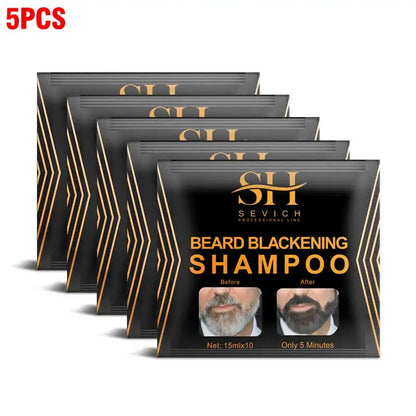 Natural Hair Dye Black Beard Shampoo Beard Coloring
