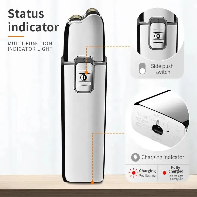 Kemei Tx5 Pro Metal Housing Barber Shop Hair Electric Shaver