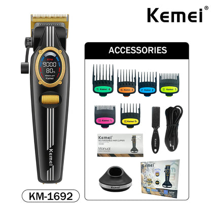 Kemei Trimmer Professional Rechargeable Clippers KM-1685 KM-1692