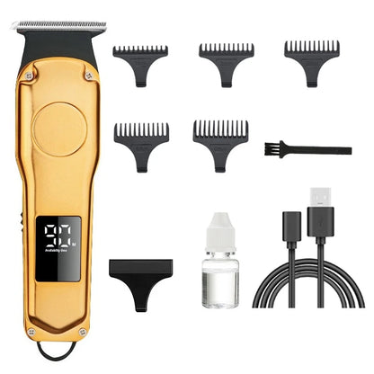 Men Hair Clippers Rechargeable Electric Cutting Beard Trimmer