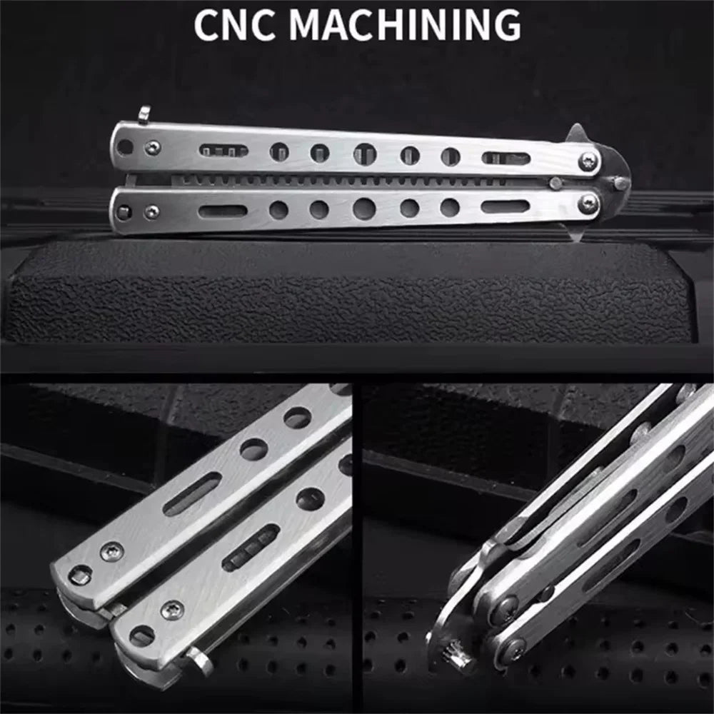Foldable Comb Stainless Steel Butterfly Comb Multifunctional
