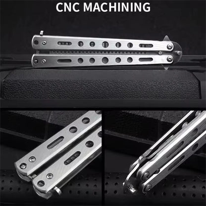 Foldable Comb Stainless Steel Butterfly Comb Multifunctional