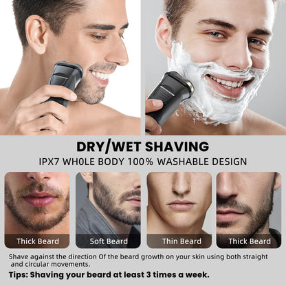 Sejoy Beard Shavers for Men Electric Razor Cordless