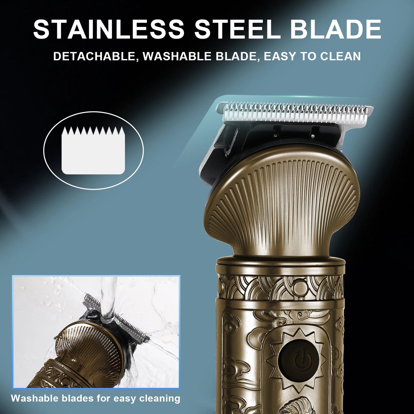 Hatteker 6 in 1 hair clipper set hair trimmer machine