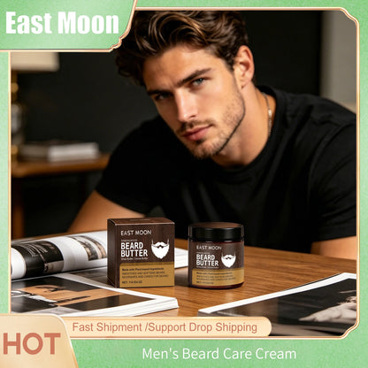 East Moon Sandalwood Beard Growth Cream Improve Friction