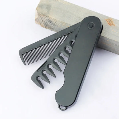 Multifunctional Portable Folding Pocket Combs Wide Tooth