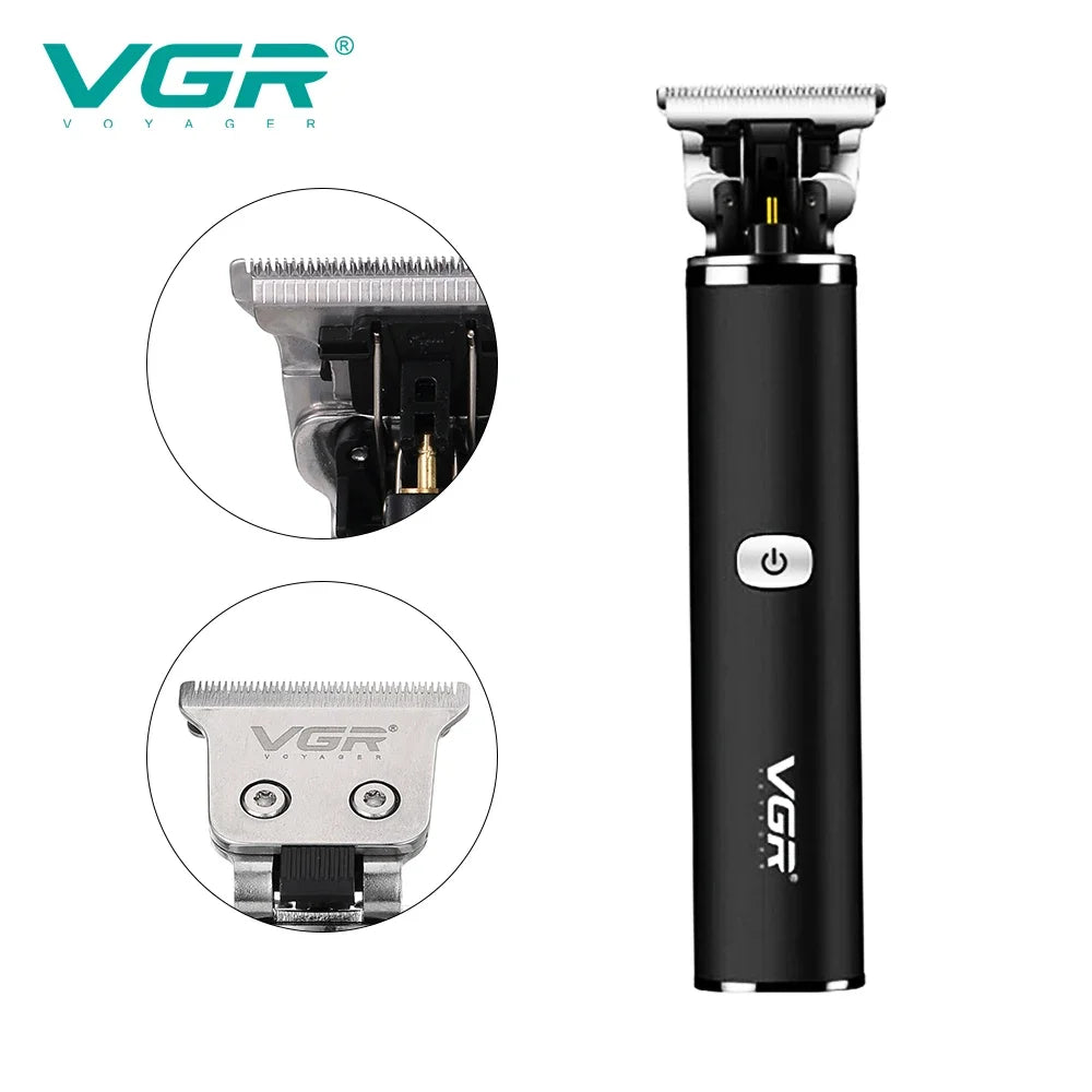 VGR Hair Clipper T-shaped Blade USB Rechargeable Waterproof V-272