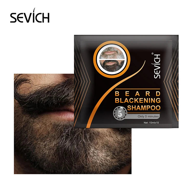 Sevich Men's Beard Growth Oil Care Products Beard Dyeing Cream Kit