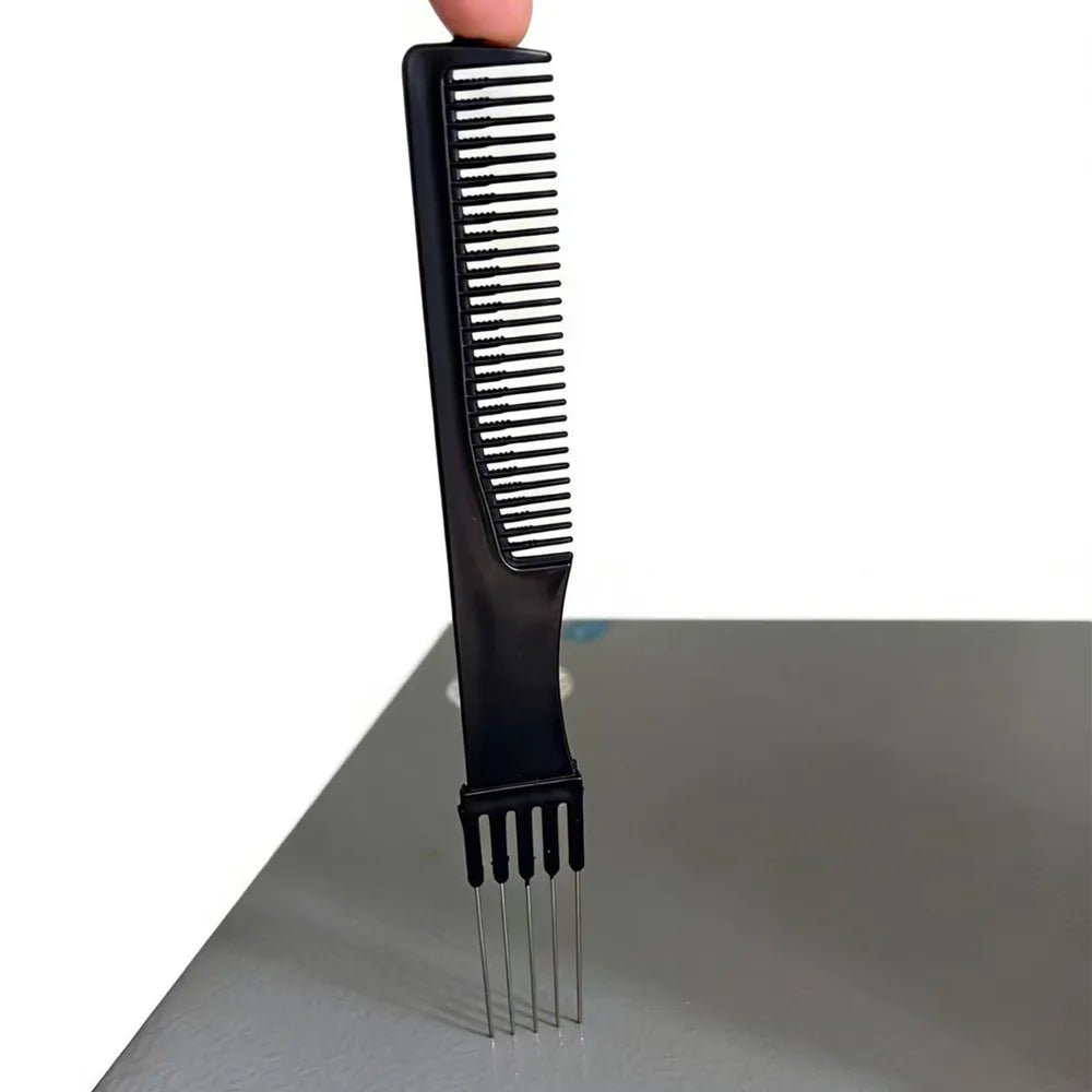 Stainless Steel & Plastic Hair Tail Comb Styling Tool