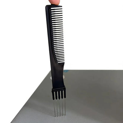 Stainless Steel & Plastic Hair Tail Comb Styling Tool