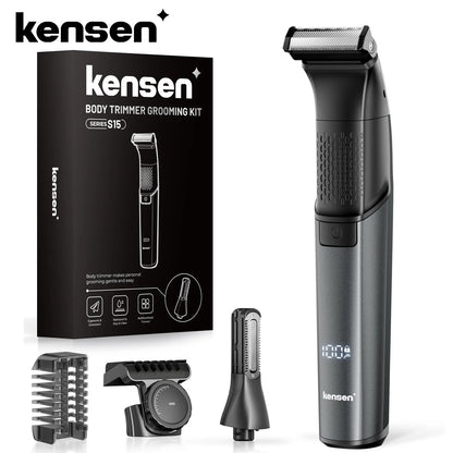 S15 Electric Tirmmer for Men Dual-sided Blade IPX6 Beard Trimmer
