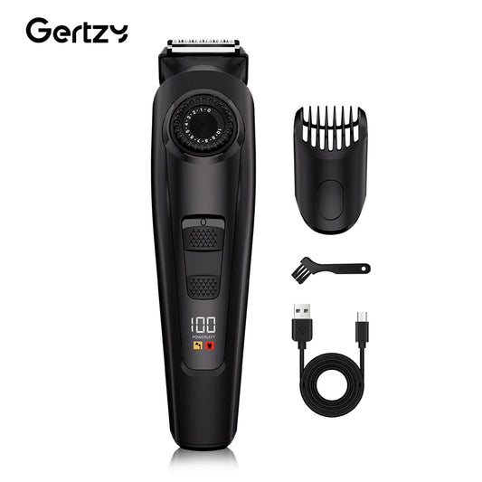 Electric hair clipper kit with digital display multifunctional