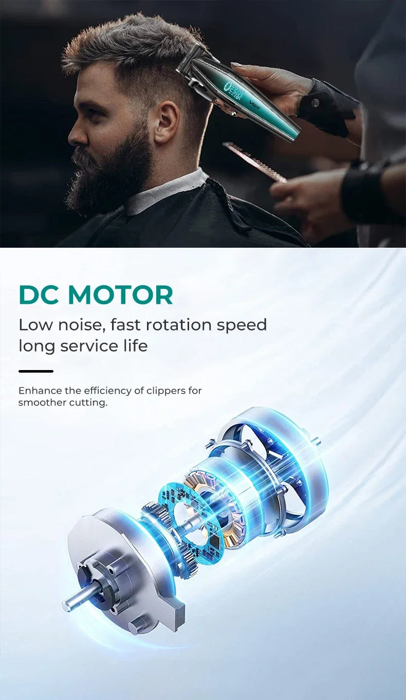 VGR Hair Trimmer Electric Cordless Hair Clipper Professional V-270
