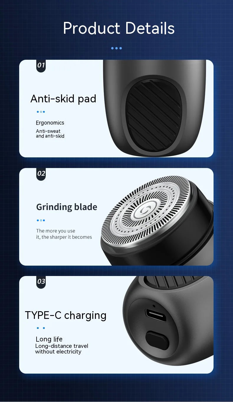 New Beard shaver Men's razor Rechargeable Men's razor