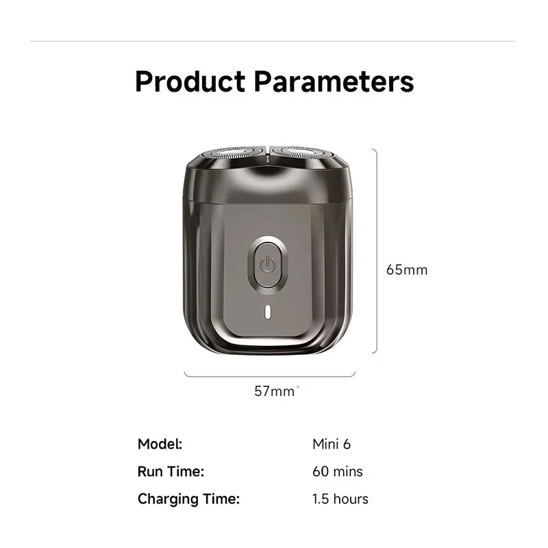 Xiaomi Double-headed Mini Magnetic Shaver Type-C Charging