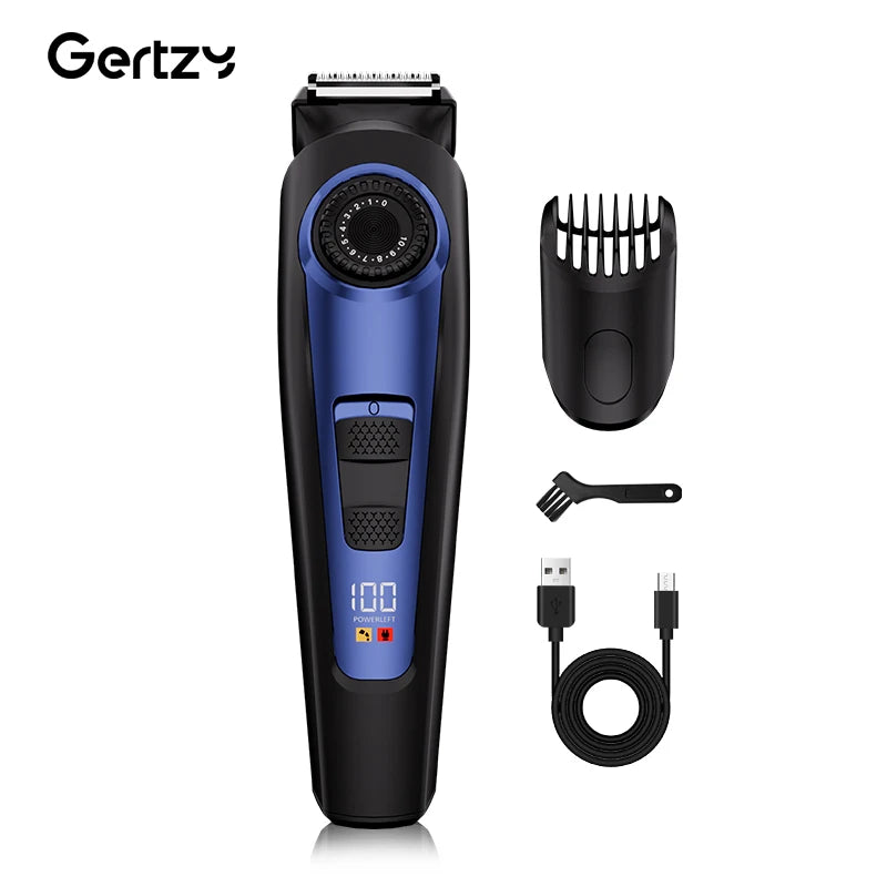 Electric hair clipper kit with digital display USB rechargeable