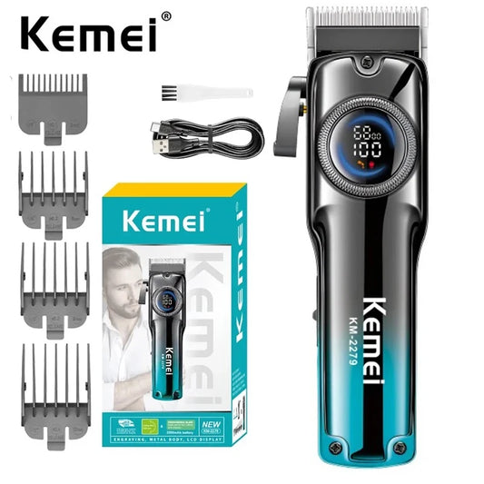 KM-2279 Electric Hair Clippers Fast-Charging Large-Capacity