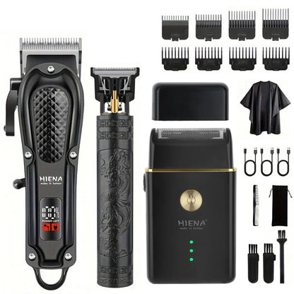 hiena 212 Professional Hair Cutter Mans Hair Clipper Set