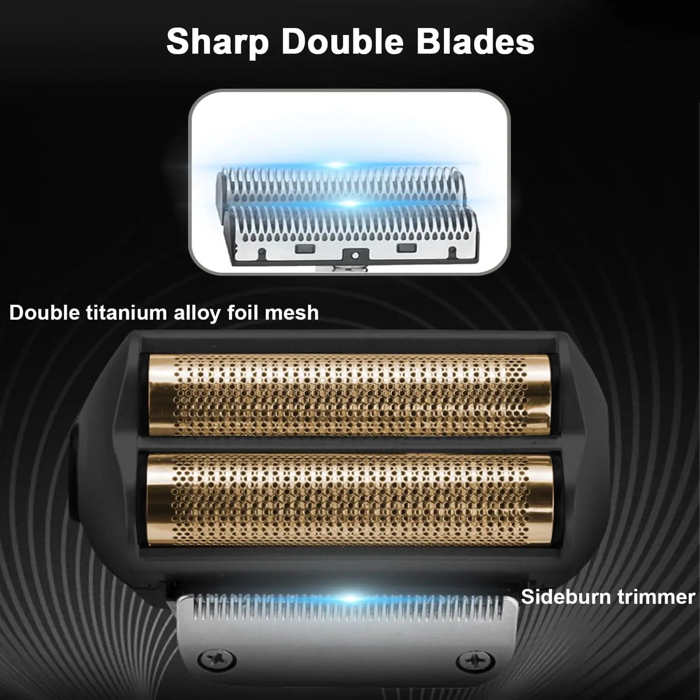 Original Kemei KM-2026 KM-2027 2 In 1 Electric Shaver