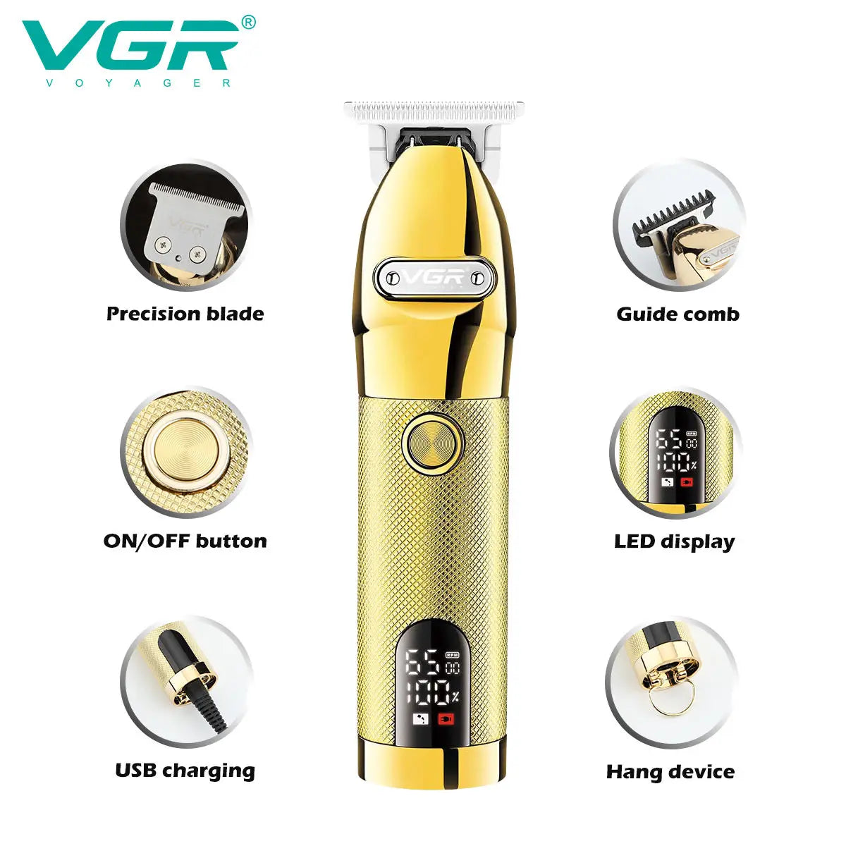 VGR 275 Electric Hair Clipper Professional Personal Care Barber