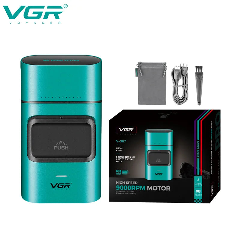 VGR Professional Shaver 9000 RPM Super Power Electric Shaver V-307