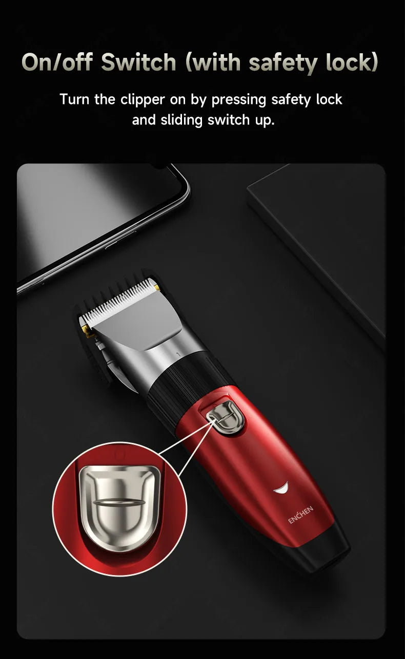 ENCHEN Sharp R Professional Cordless Hair Clipper Ultra Power