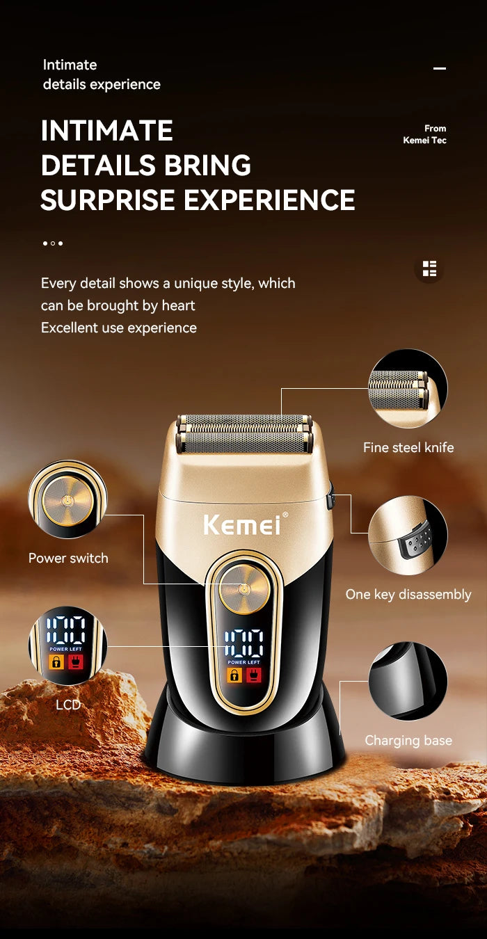KM-3209 Shaving Machine Foil Trimmer Razor Shaver