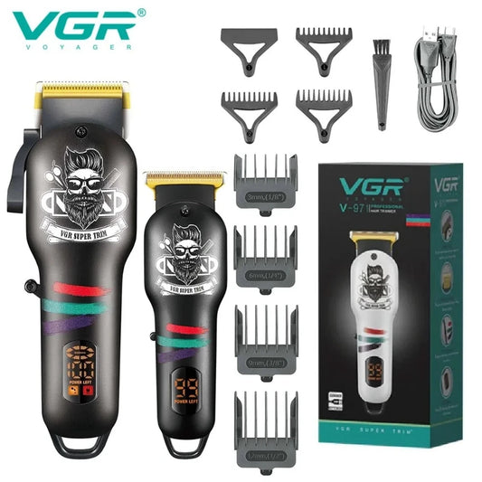 VGR Hair Trimmer Cordless Haircut Machine Electric Beard Clipper
