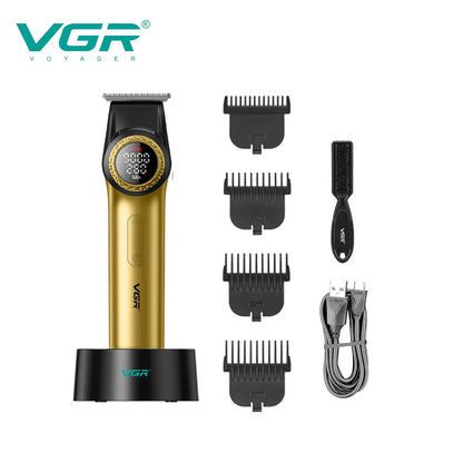 VGR Hair Trimmer Professional USB Hair Clipper Cordless