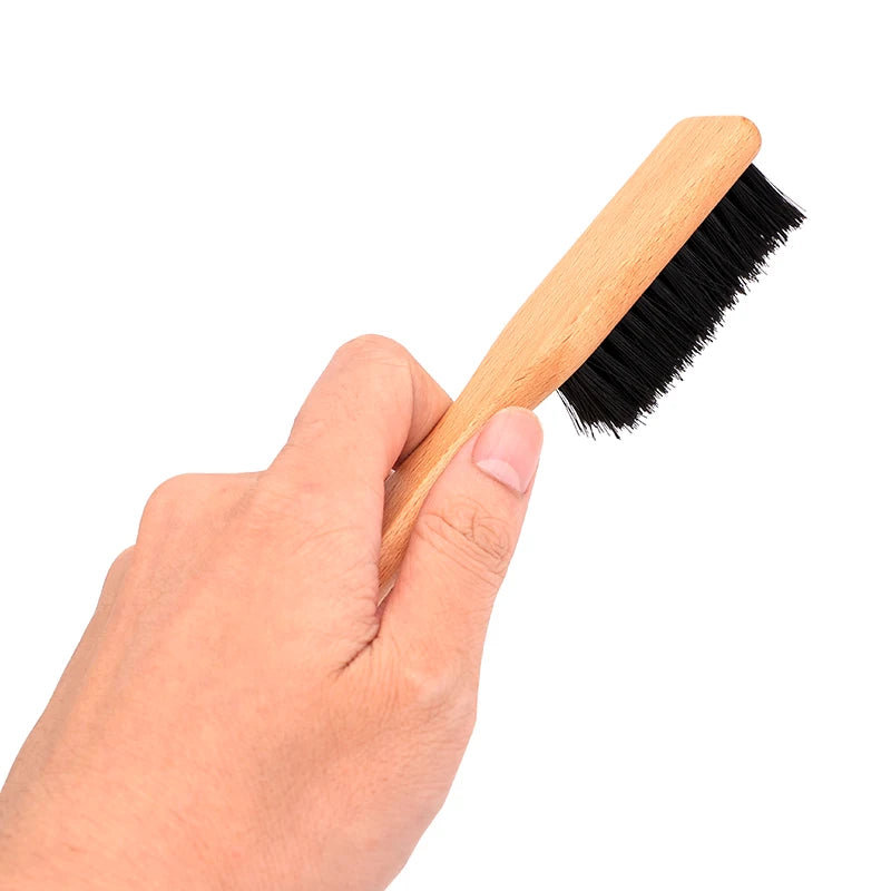 Barber Wood Handle Hairdressing Soft Hair Cleaning Brush