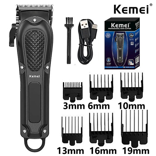 Kemei KM-1071 Electric Hair Clipper UBS Rechargeable
