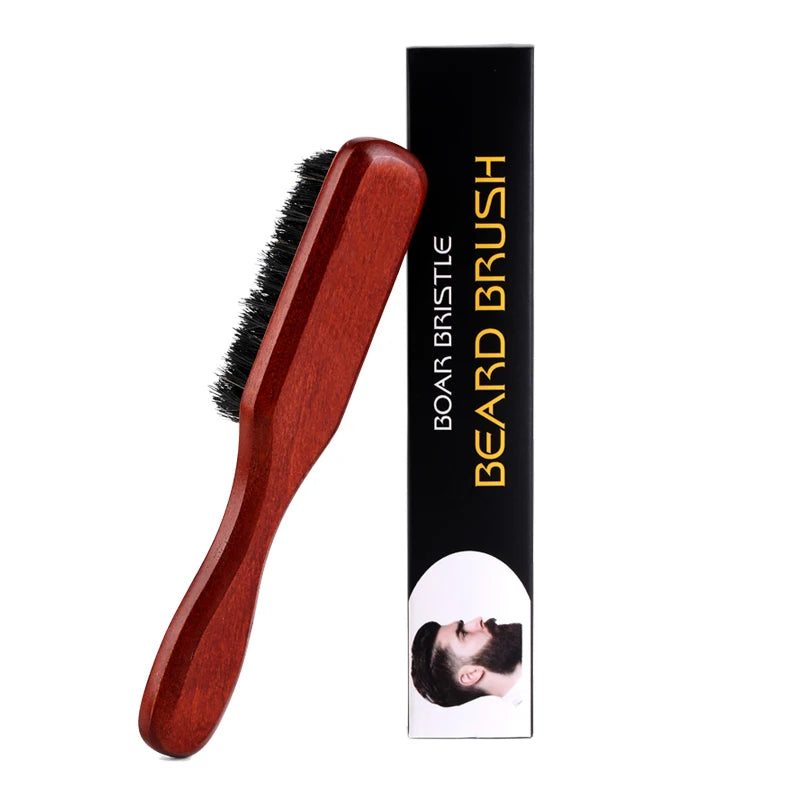 Wild Boar Bristles Material Beech Beard Brush Shaving