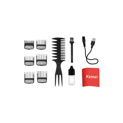 Original Kemei Cordless Hair Trimmer For Men Professional Electric Powerful Hair Clipper