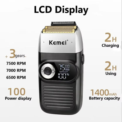 Kemei Original Electric Shaver for Men KM-2026 KM-2027