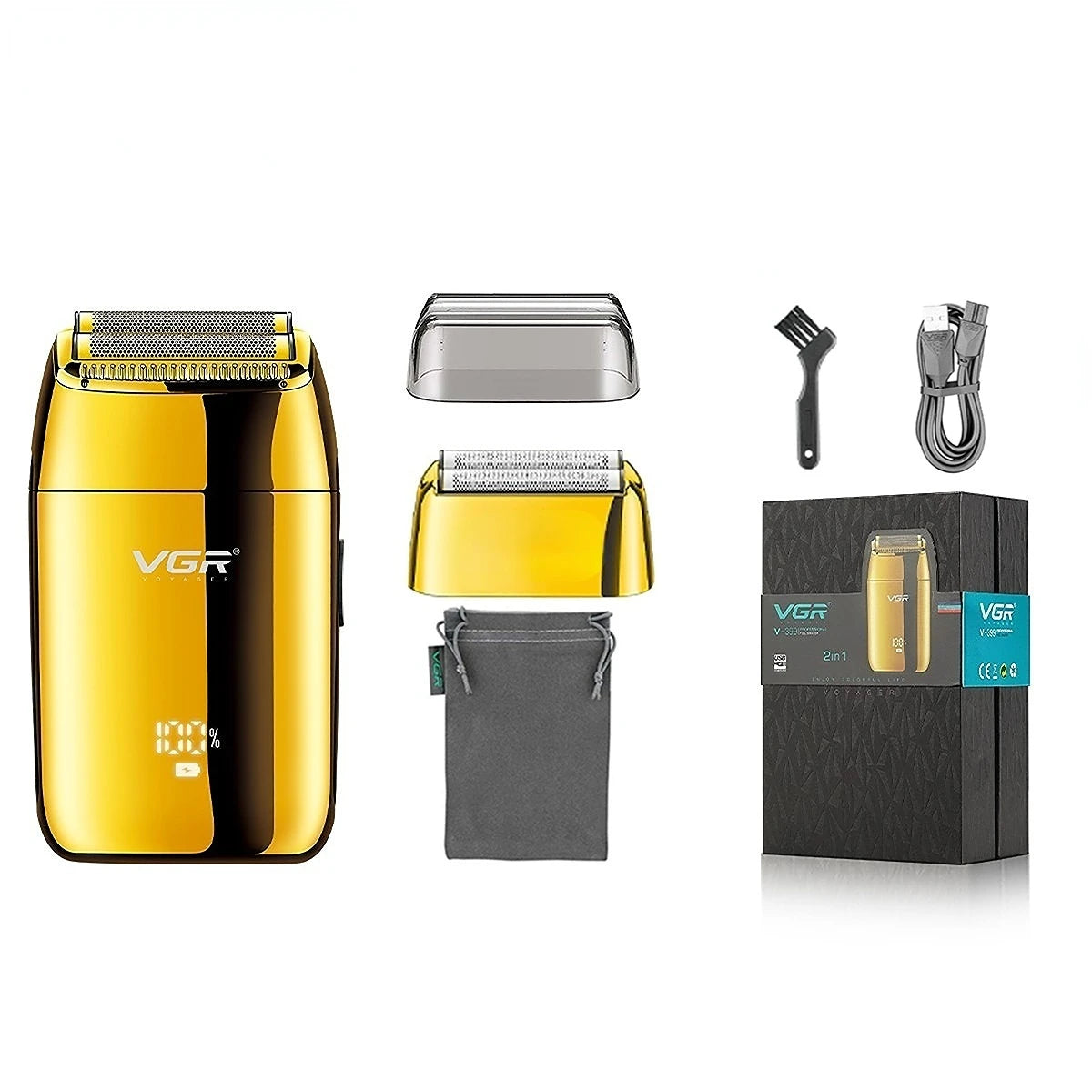 VGR Shaver Professional Beard Trimmer Electric Shaving Machine