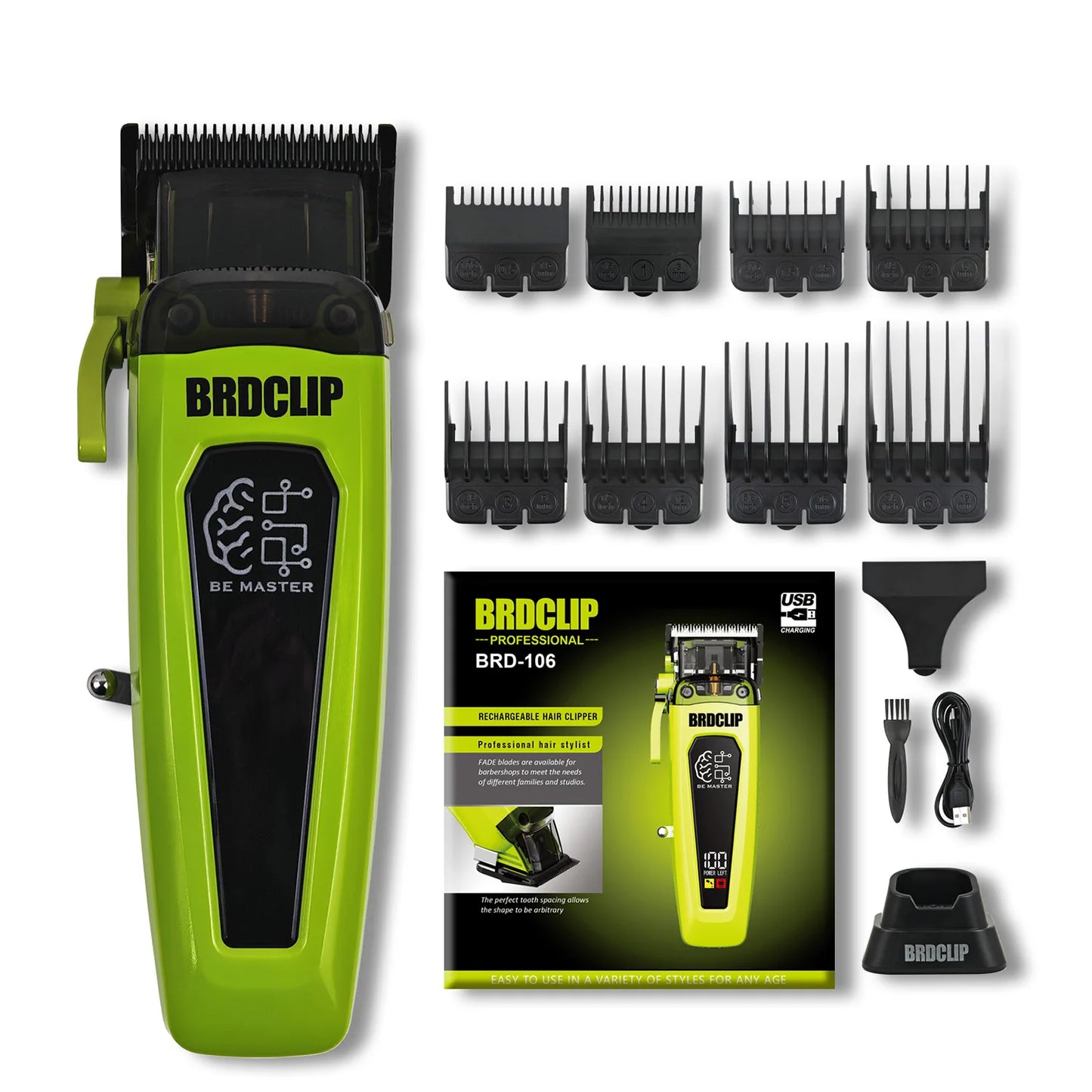 BRD-106 7500RPM Professional Men's Hair Clipper