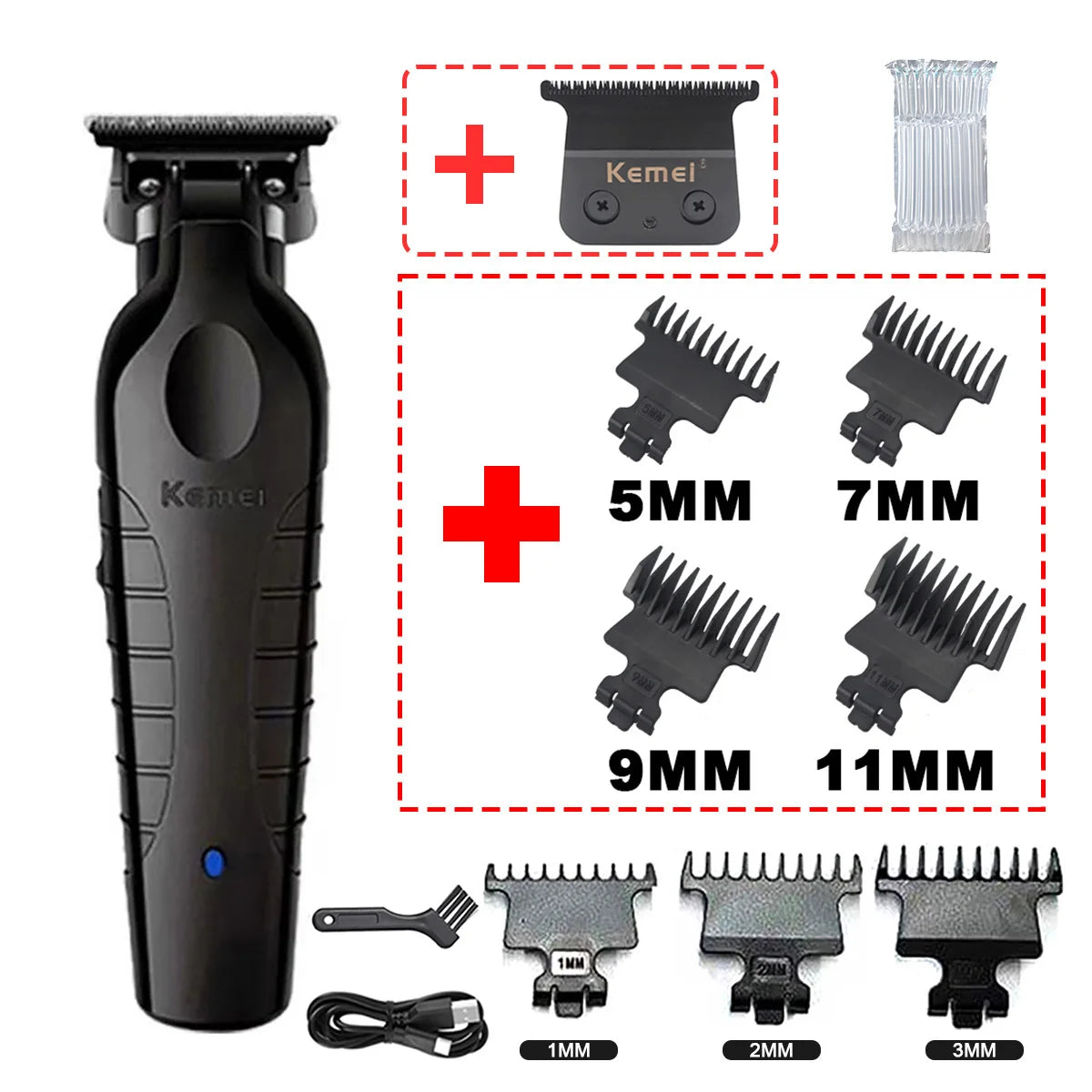 Kemei KM-2299 Professional Hair Clipper for Men Hair Trimmer