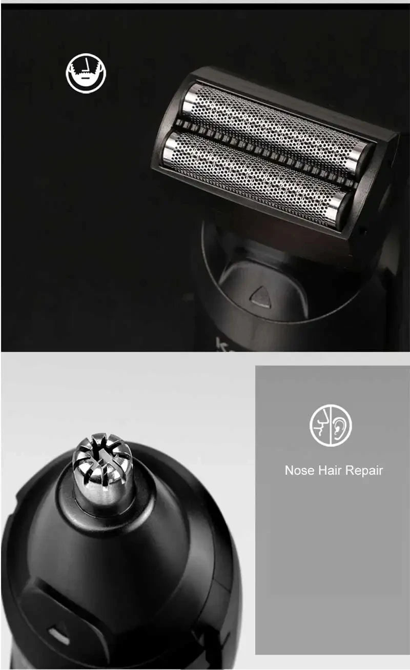 Kemei Electric Hair Clipper Multifunctional Men's Trimmer Electric Shaver