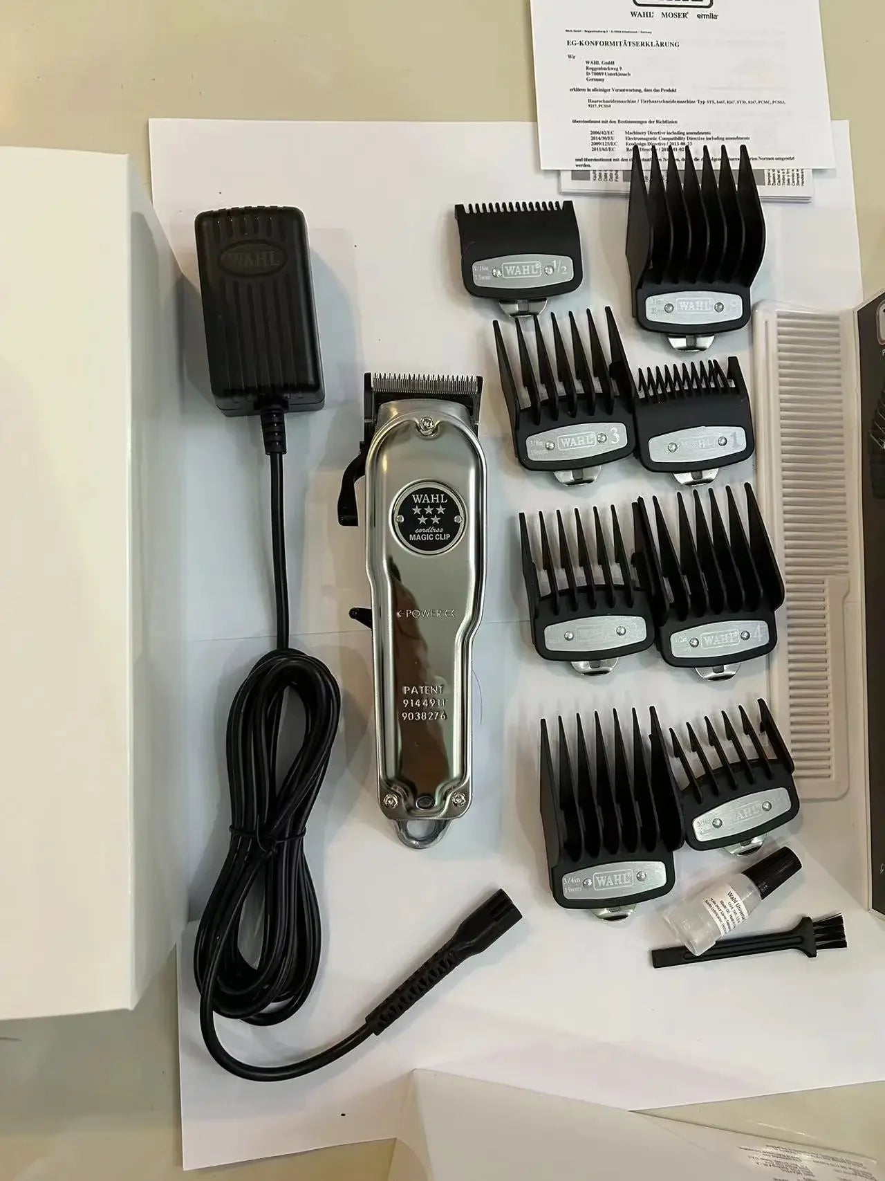 Professional Cordless Hair Clipper & Trimmer & Foil Shaver