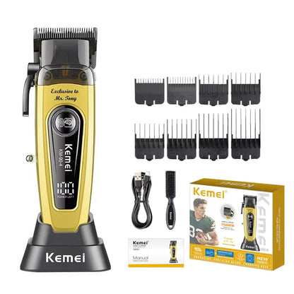 Kemei Rechargeable Electric Hair Clipper KM-90-4 KM-2293 KM-3209 Kit