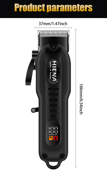 HIENA Hair Clippers 1200mah Powerful Battery Electric hair Trimmer