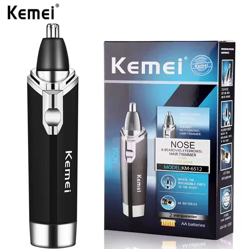 Kemei Nose Hair Trimmer Mens Beard Trimer  Hair Removal
