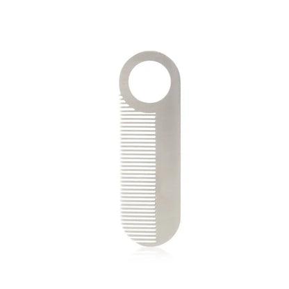 Stainless Steel Men's Beard Comb Portable Mini Oil Head Comb