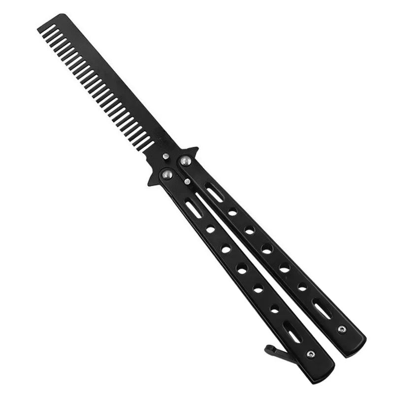 Butterfly Practice Training Comb Stainless Steel Beard Moustache
