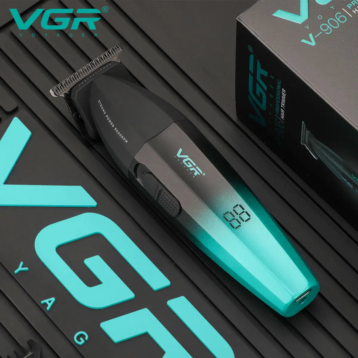 VGR V-906 Hair Salon Home Hair Trimmer Gradient Metal Body