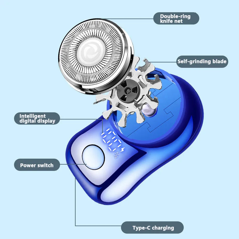 Mini Electric Shaver for Men Portable Beard Razor