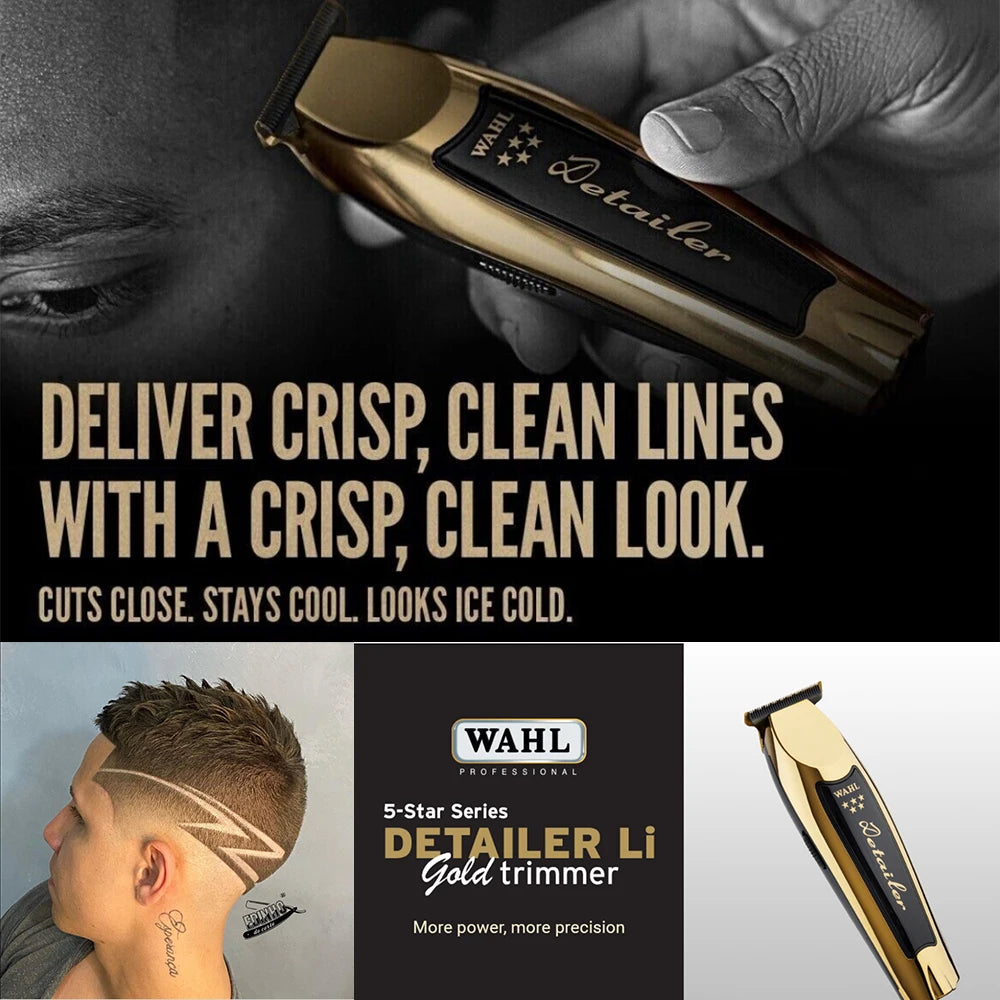 Wahl Professional 5 Stars Cordless Magic Clip T-Cut for Barbershop