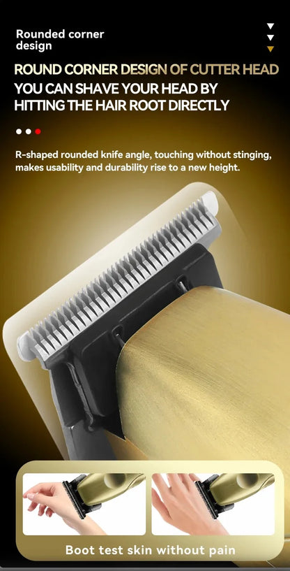 Kemei Professional Cordless Trimmer High Torque Zero-gap