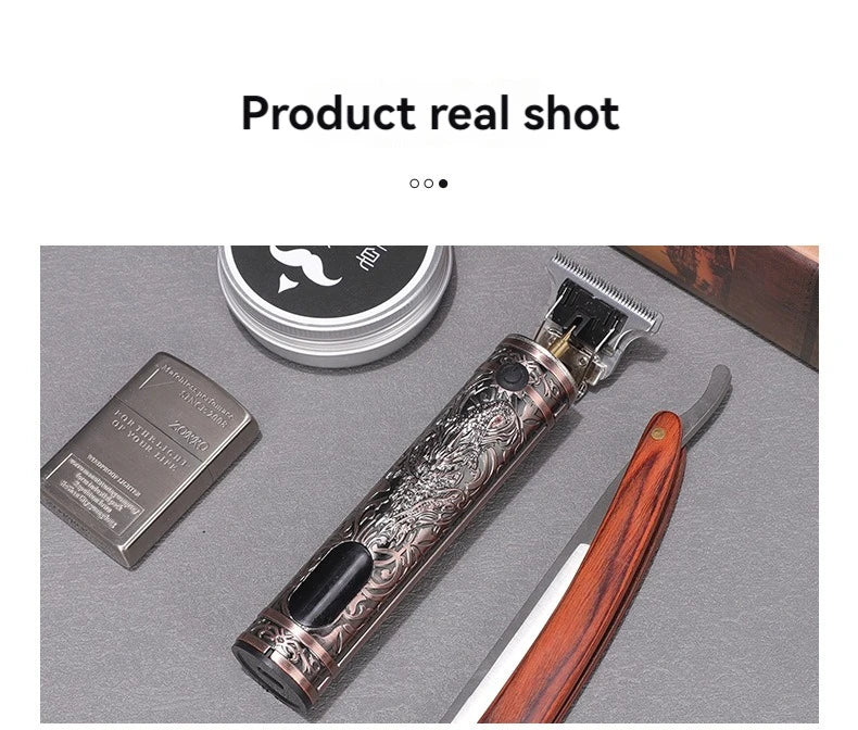 Electric Shaver for Men Digital Display Stainless Steel Cutter Head